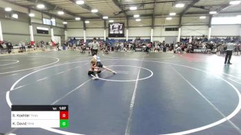 102 lbs Round Of 16 - Steven Koehler, Thundercats WC vs Kaylor David, Trybe
