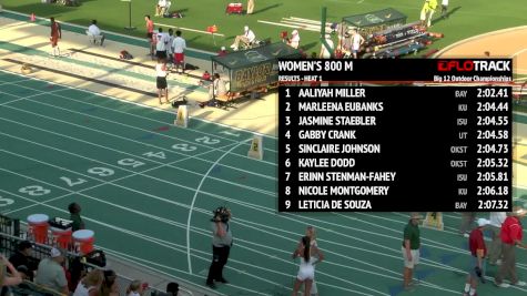 Aaliyah Miller Ran A Solo 800 PR Of 2:02.4