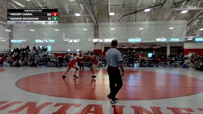 157 lbs Cons. Semi - Vincent Cabral, Western Colorado vs Magnus McCrackin, Simon Fraser (B.C.)