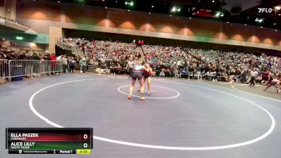 155 lbs Cons. Round 5 - Ella Paszek, Coronado vs Alice Lilly, South Tahoe