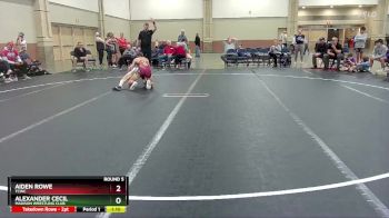 115 lbs Round 5 - Aiden Rowe, TCWC vs Alexander Cecil, Madison Wrestling Club