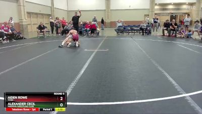 115 lbs Round 5 - Aiden Rowe, TCWC vs Alexander Cecil, Madison Wrestling Club