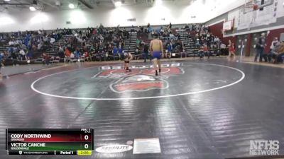 160 lbs Quarterfinal - Cody Northwind, Granger vs Victor Canche, Goldendale