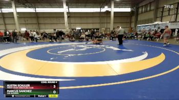 120 lbs Cons. Round 4 - Austin Schuler, Priest River Wrestling Club vs Marcus Sanchez, 208 Badgers