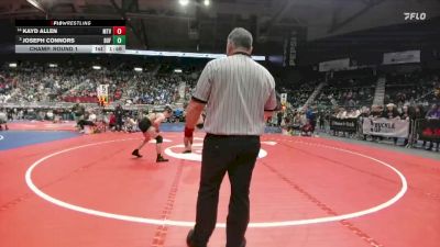 3A-150 lbs Champ. Round 1 - Joseph Connors, Buffalo vs Kayd Allen, Mountain View