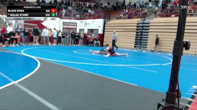 113 lbs Cons. Round 3 - Nolan Stump, Warsaw Tiger Wrestling vs Blake Doss, Red Cobra WA