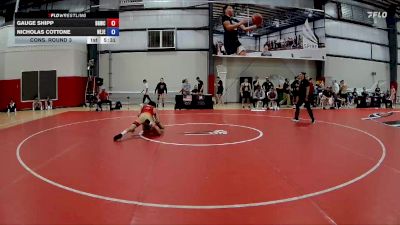 61 kg Cons. Round 3 - Gauge Shipp, Blue & Gold Wrestling Club vs Nicholas Cottone, New Jersey