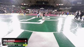 74 lbs Champ. Round 2 - Virgil Newberry, Cashmere Wrestling Club vs Oscar Warrick, Punisher Wrestling Company