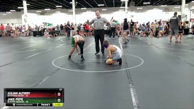 96 lbs Round 4 (6 Team) - Julian Altiery, Keystone Krush vs Jake Pepe, Buxton Squeeze