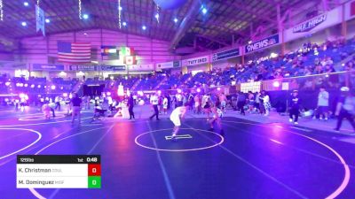 126 lbs Consi Of 32 #2 - Kaden Christman, Coulee Crushers vs Matthew Dominguez, Misfits