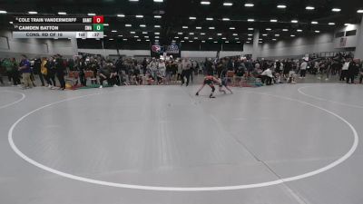 75 lbs Cons. Rd Of 16 - Cole Train Vanderwerff, B.A.M. Training Center vs Camden Batton, Summit Wrestling Academy
