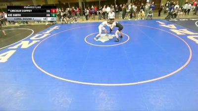 132 lbs Cons. Round 1 - Lincoln Coffey, Unattached vs Kie Smith, Unattached