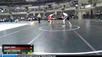 150 lbs Quarterfinals (8 Team) - Gunner Mancilman, Z-M (Zumbrota-Mazeppa) vs Joshua Jones, KMS