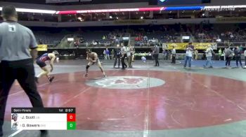 165 lbs Semifinal - Joe Scott, Liberty University vs Desmond Bowers, Grays Harbor College
