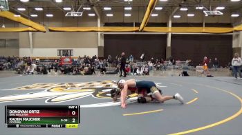 125 lbs Cons. Semi - Donovan Ortiz, Ohio Wesleyan vs Kaden Majcher, Lycoming