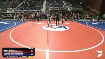 71 lbs Champ. Round 1 - Kruz Wamsley, Top Of The Rock Wrestling Club vs Colton Oeltjenbruns, Green River Grapplers Wrestling