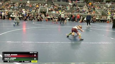 70 lbs Cons. Round 2 - Mack Unger, Lincoln Squires vs Ryker Jensen, Wakefield