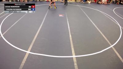 117 lbs Champ. Round 2 - Lucas Roberson, Guerrilla Wrestling Club vs Colton Peterson, Wayzata