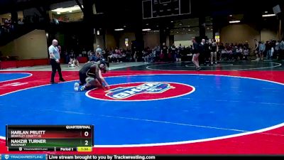 2A-165 lbs Quarterfinal - Nahzir Turner, Rockmart vs Harlan Pruitt, Brantley County HS