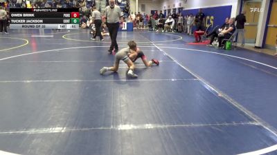 68 lbs Round Of 32 - Owen Brink, Punxsutawney vs Tucker Jackson, Contenders W.A.