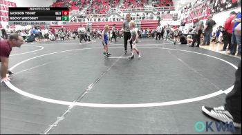 40 lbs Quarterfinal - Bodhi Berens, Blanchard Wrestling Club vs Jonah Beard, Bridge Creek Youth Wrestling