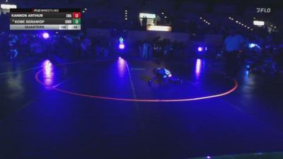 42 lbs Quarters - Kannon Arthur, Sanderson Wrestling Academy vs Kobe Serawop, Uintah Wrestling