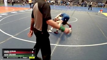 115 lbs Semis & 1st Wrestleback (8 Team) - Owen Myrvik, Minneota vs Nash Graner, PEM (Plainview/Elgin/Millville)