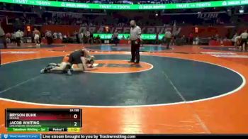 3 lbs Quarterfinal - Bryson Buhk, DeKalb vs Jacob Whiting, Linconshire (Stevenson)