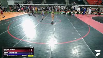 70 lbs 2nd Place Match - Brock Hvass, Idaho vs Ezra Archibald, Oregon