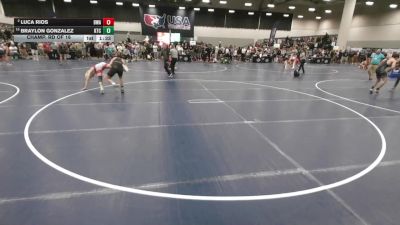 144 lbs Champ. Rd Of 16 - Braylon Gonzalez, KD Training Center vs Luca Rios, Boneyard Wrestling Academy