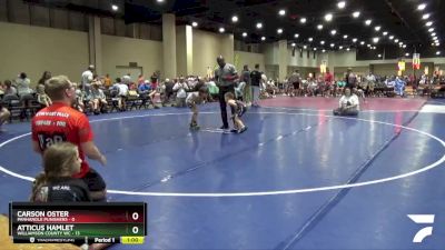 55 lbs Round 4 (8 Team) - Atticus Hamlet, Williamson County WC vs Carson Oster, Panhandle Punishers