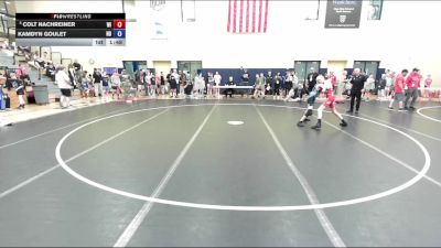 100 lbs Champ. Round 1 - Colt Nachreiner, WI vs Kamdyn Goulet, ND