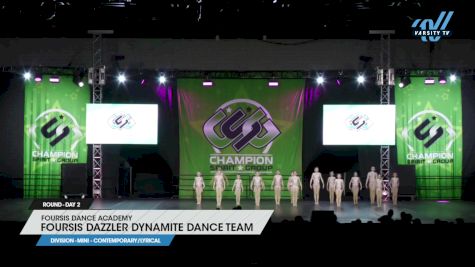 Foursis Dance Academy - Foursis Dazzler Dynamite Dance Team [2024 Mini - Contemporary/Lyrical Day 2] 2024 ASC Clash of the Titans Schaumburg & CSG Dance Grand Nationals