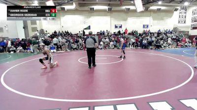 120 lbs Consolation - Xavier Rozie, Bristol Eastern vs Georgios Sezenias, Ellis Tech