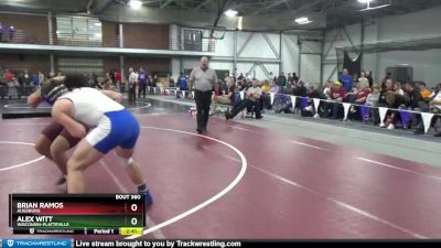 184 lbs Cons. Round 4 - Alex Witt, Wisconsin-Platteville vs Brian Ramos, Augsburg