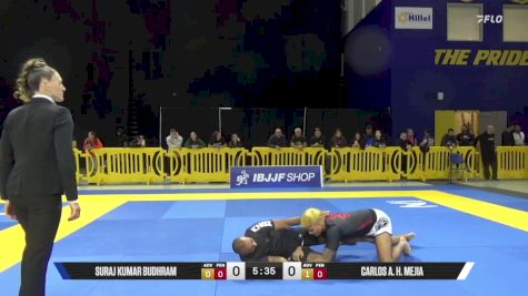 Carlos A. H. Mejia vs Suraj Kumar Budhram 2025 Pan IBJJF Jiu-Jitsu No-Gi Championship