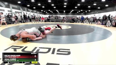 159 lbs Round 1 (8 Team) - Noah Karns, Elite Athletic Club vs Micah Engelman, Death Squad Wrest