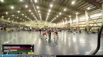 85 lbs Round 4 (6 Team) - Chevelle Boynton, Oregon vs Hailey Worden, Gold Rush