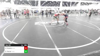 120 lbs Quarterfinal - Vito Farano, Denning WC vs Cannon Farrar, Yuma Grit