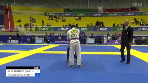 WÉVERLYN FERNANDES DA SILVA vs ARTHUR GONÇALVES BALBINO DA SILV 2023 Brasileiro Jiu-Jitsu IBJJF