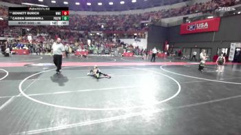 45 lbs Quarterfinal - Caiden Greenwell, Pardeeville Boys Club Youth Wrestling vs Bennett Burich, Mollitium Wrestling Club