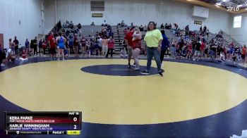 235 lbs Round 2 - Kera Parke, Fort Wayne North Wrestling Club vs Harlie Winningham, Jennings County Wrestling Club