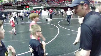 85 lbs Champ. Round 1 - Weston Ourada, Mullen Youth Wrestling Club vs Emerson Martin, Nebraska Boyz