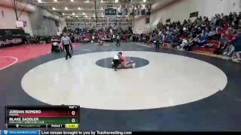 106 Boys Champ. Round 2 - Jordan Romero, Pirates vs Blake Saddler, Eaglecrest Wrestling Club