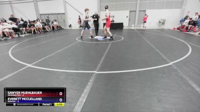 215 lbs Round 2 (8 Team) - Sawyer Muehlbauer, Washington vs Everett Mcclelland, Indiana