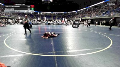 95 lbs Round Of 16 - Creu Canterbury, Northern York vs Gavin Noto, Parkland