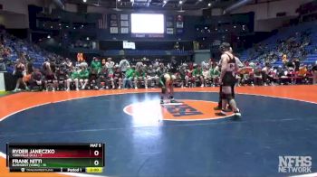 145 lbs Quarterfinals (8 Team) - Ryder Janeczko, Yorkville (H.S.) vs Frank Nitti, Elmhurst (York)