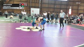125 lbs Consi Of 4 - David Vazquez, Dc Trained vs Sean Elliott, Howell Highschool