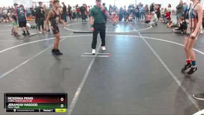 95 lbs Round 2 - McKenna Penix, Cobra Wrestling Club vs Jeramiah Hagood, Team Tiger