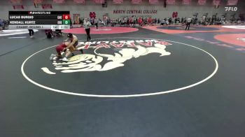 125 lbs Champ. Round 1 - Lucas Burgio, Carthage College vs Kendall Kurtz, Coe